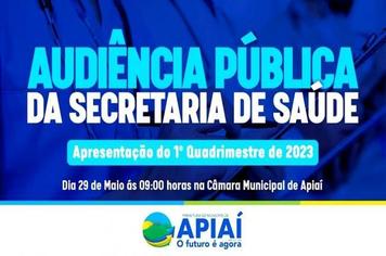 AUDIÊNCIA PÚBLICA DE SAÚDE - 1º QUADR./2023 - 2ª PARTE
